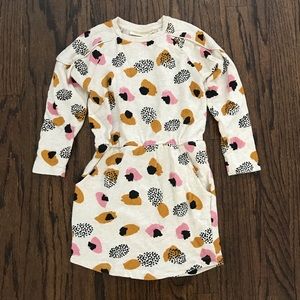 Soft Gallery Janel Blot Melange Sweatshirt Dress